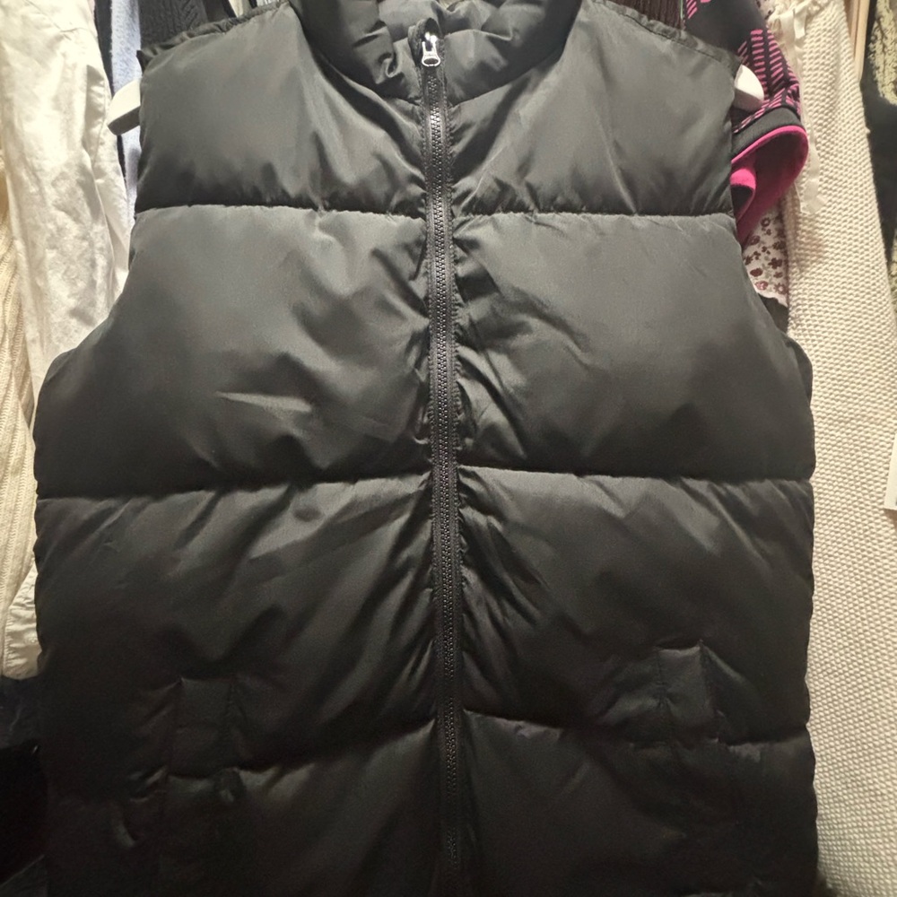 Kids boys Black Puffer Vest